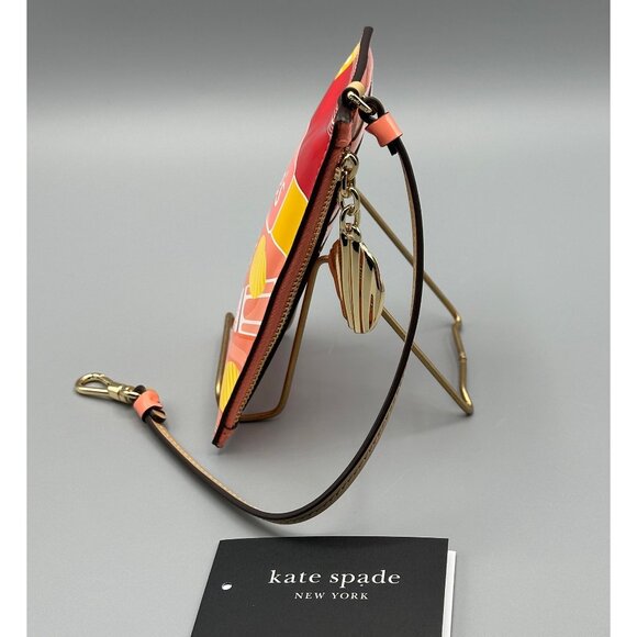 Kate Spade KL570 Snack Time Embossed Card Case Wristlet Wallet Potato Chip Bag - Picture 3 of 11